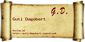 Guti Dagobert névjegykártya
